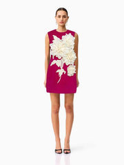 Niche Three-Dimensional Flower Decorative Dress