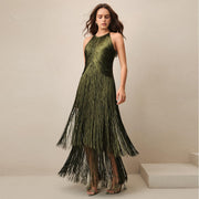 Fashion Tassel Evening Gown