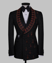 Embellished Unique Tuxedo – Men’s Luxury Formal & Wedding Suit