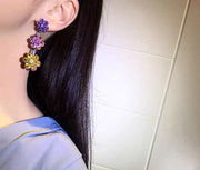 BlossomAura CZ Earrings