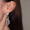 Eternal Knot CZ Earrings