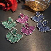 TwirlGlow CZ Earrings