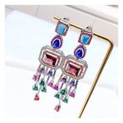 Radiant Tassel Cascade Earrings