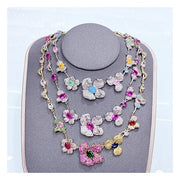 PetalRadiance CZ Bloom Set