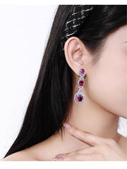 GlitzHalo CZ Earrings