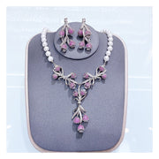 RoséLuxe Pearl CZ Set