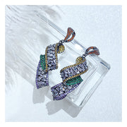 Wheat Bloom CZ Earrings