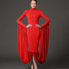 Scarlet Grace Cape Dress
