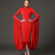 Scarlet Grace Cape Dress