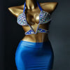 Diamond Dazzle Mini Skirt Bikini Set – Luxury Rhinestone Swimwear