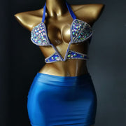 Diamond Dazzle Mini Skirt Bikini Set