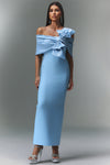 Sweet Grace" Baby Blue Bowknot Bandage Gown