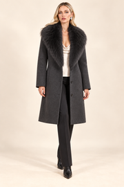 Fiona Secret Closet charcoal outerwear — view 1