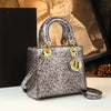 Light Luxury Ostrich Pattern Women’s Handbag – Single Shoulder Crossbody