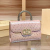 New Ostrich Pattern Diamond-Encrusted Underarm Handbag for Ladies