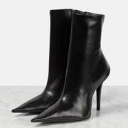 Bolsas De Mujer Thin Heel Ankle Calf High Boots – Women’s Shoes