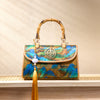 Casual Women’s Bamboo Handbag with PU & Cotton Lining