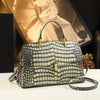 High-End Crocodile Pattern Women’s Handbag – Single-Shoulder Crossbody