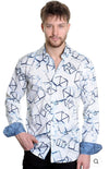 Mizumi Couture Men’s Slim-Fit Casual & Sport Long Sleeve Shirt – Premium Italian Cotton, Modern Smart-Casual Wear