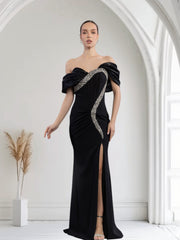 Rhinestone Dress Host Party Banquet