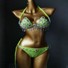 Glamour Drip Bikini – Luxury Rhinestone Tassel Push-Up Women’s Swimwear