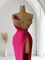 JULIA Long Dress with Detailed Lace & Satin