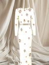 Celeste Elegance" Halter Midi Skirt Suit