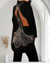 Shadow Edge" Cut-Out Embellished Blazer Pantsuit