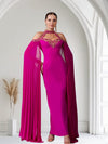 Gown Dress Luxurious Rhinestones Evening Dress.