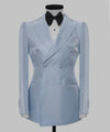 Signature Double-Breasted baby blue Tuxedo