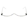 Luxury Fashion Diamond eyeglasses Alloy Frame.