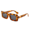 Luxury Brand Rectangle Sunglasses Ladies Vintage V Shape.