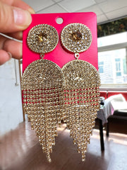 Crystal Dangle Rhinestone Earring.